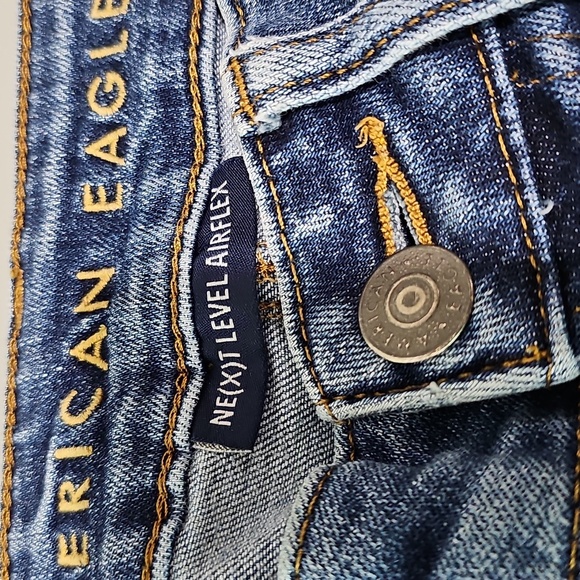 American Eagle Next Level Airflex 26x30 Distressed Style Skinny Jeans - Picture 6 of 8